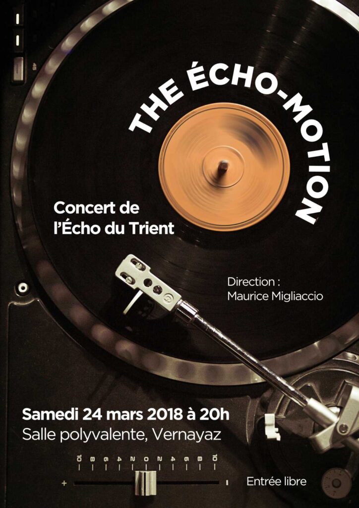 The Écho-Motion, concert annuel 2018 de l'Écho du Trient