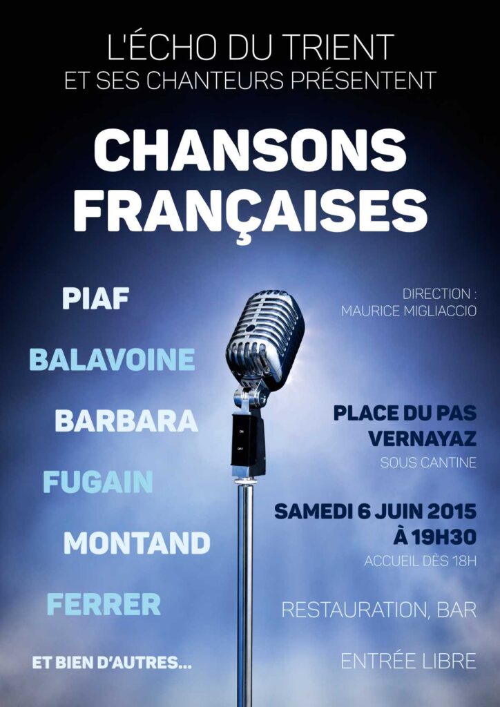 Chansons françaises, juin 2015